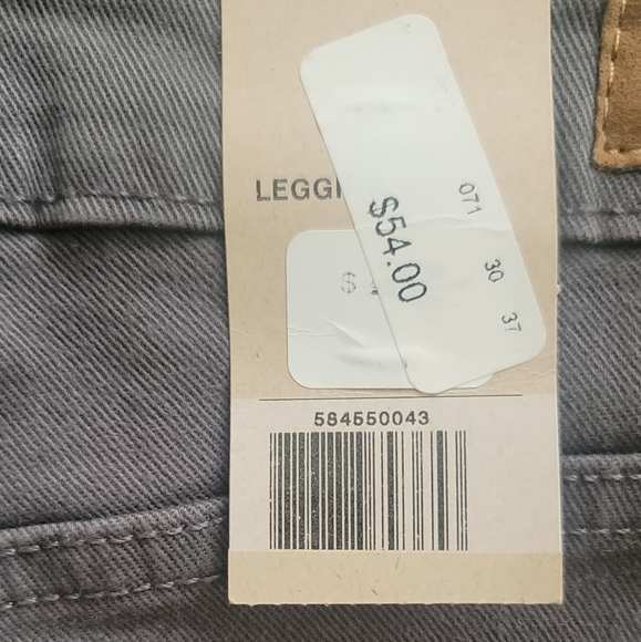 NWT Levi's Gray Denim Jean Leggings Skinny Leg Pants - Picture 5 of 5